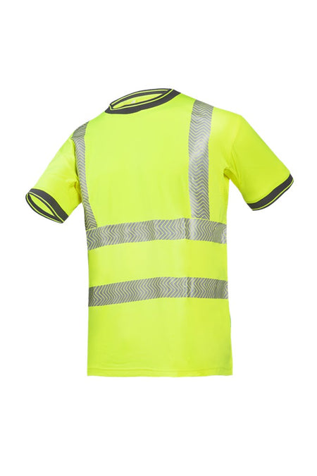 3876 T-shirt Rovito fluo geel S