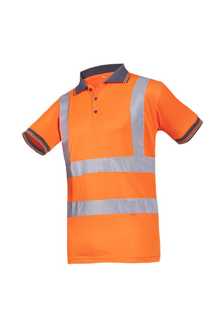 3879 Polo Molina fluo oranje M