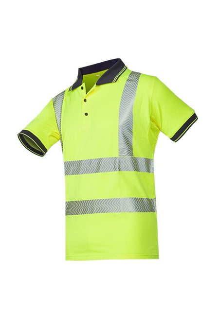 3881 Polo Tiola fluo geel L