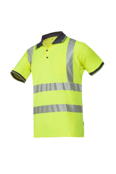 3882 Polo Rotto fluo geel 3XL