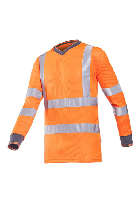 3890 T-shirt Bresso fluo oranje M
