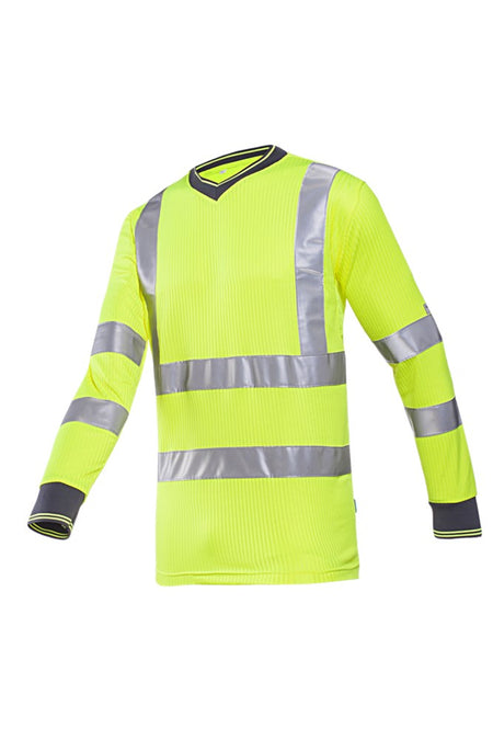 3890 T-shirt Bresso fluo geel 3XL
