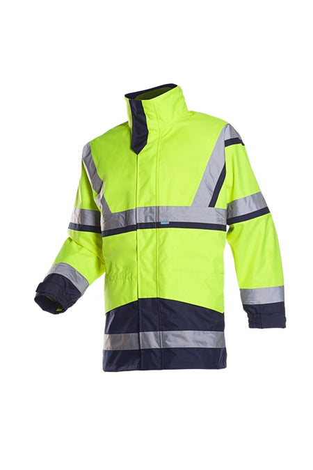 401A Parka 4-1 Powell fl geel/mar 5XL