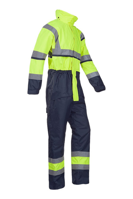 440A OVERAL CABIN Fluo Geel/Marine 3XL