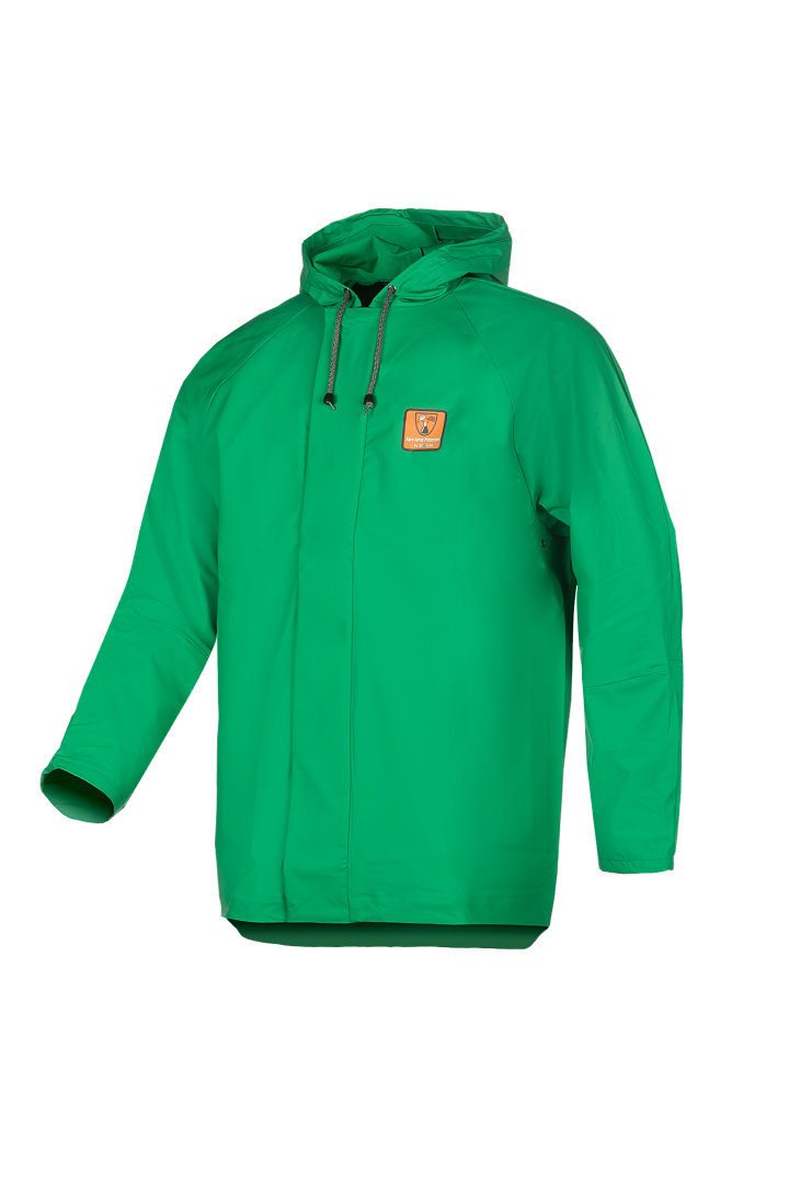 4821 Regenjas Banteer groen S