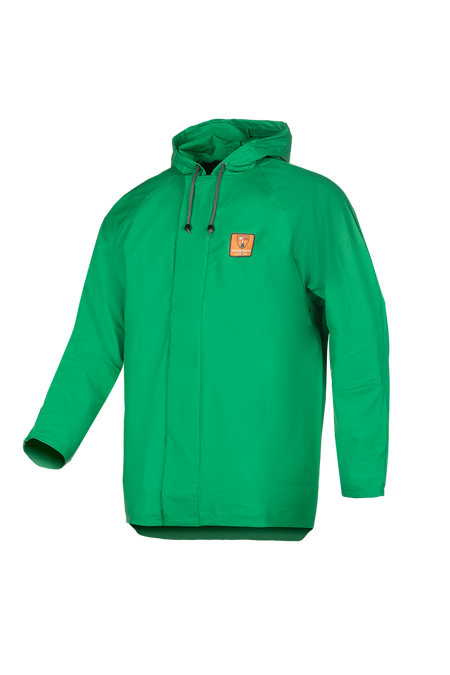 4821 Regenjas Banteer groen S