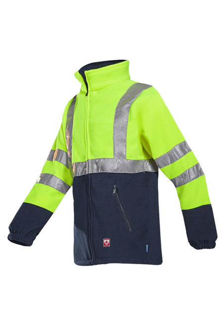 496Z Fleece FR Rainier fl geel/mar M