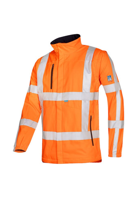 498A Softshell Alphen fluo oranje S