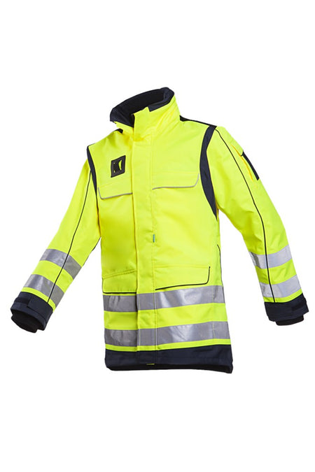 520A Parka Thornton fluo geel/blauw S