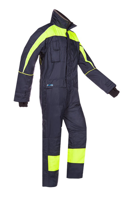5338 Overal Olmet fluo geel/marine 2XL