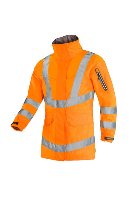 546A Regenjas Talia fluo oranje L