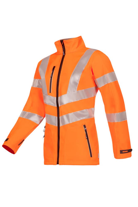 547A Softshell Jerica fluo oranje S