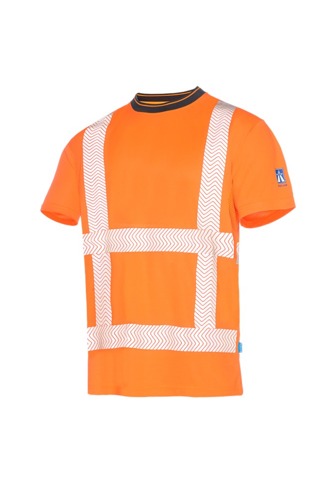 585A T-shirt RWS Matane fluo oranje M