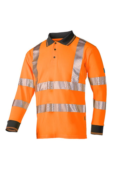 612A Polo Casbas fluo oranje XL