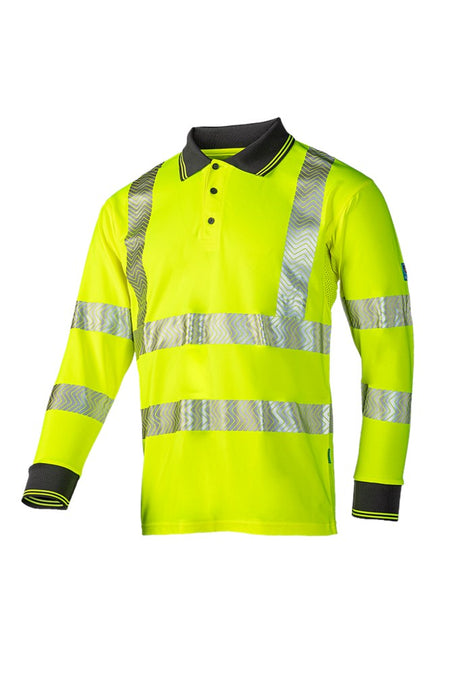 612A Polo Casbas fluo geel 2XL