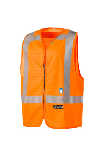 620A FR AST Gilet Sarvan fluo oranje XL