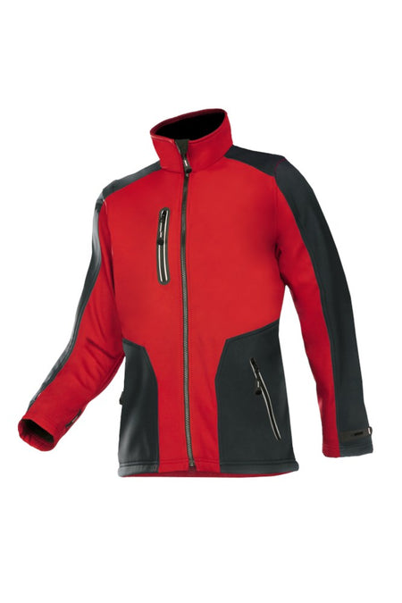 624Z Softshell Torreon rood/zwart XL