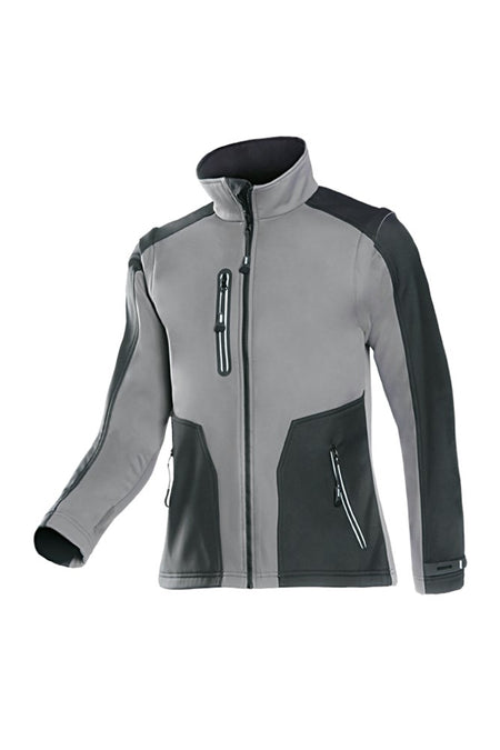 624Z Softshell Torreon grijs/zwart L