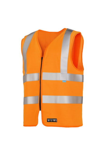 652A Gilet Bertrix fluo oranje 3XL