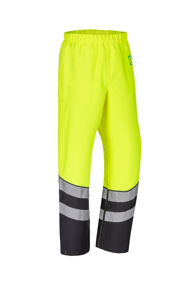 681A Broek Grady fluo geel/marine M