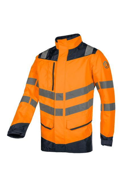 682A Jas Birkum fluo oranje/marine 3XL