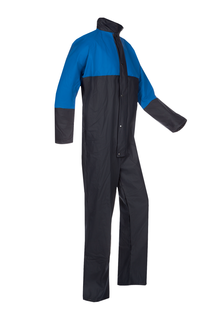 6931 Overal Quebec korenblauw/marine 4XL
