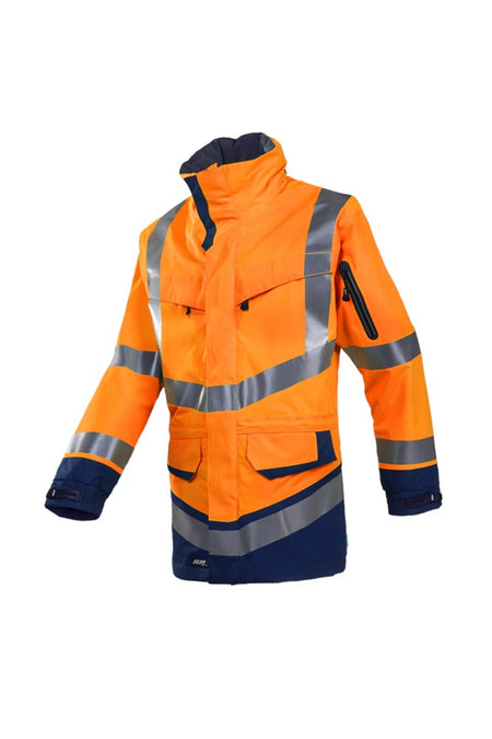 708Z Parka Windsor fl oranje/mar M