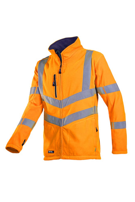 712Z Fleece Mowett fluo oranje S