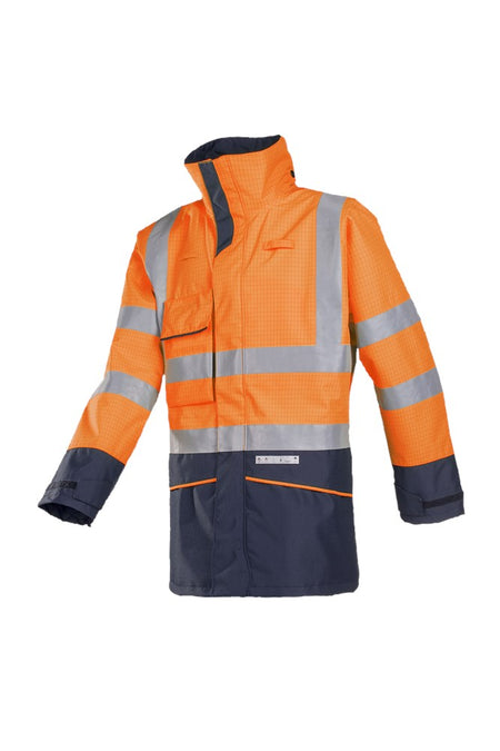 7223 Parka Hedland fl oranje/mar S