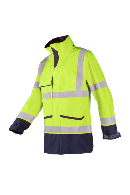 7229 Regenjas Falcon fl geel/mar M