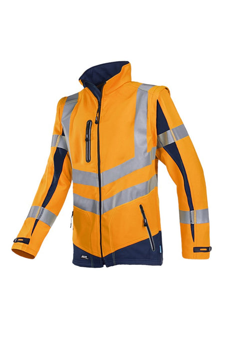 724Z Softshell Malden fl oranje/mar S
