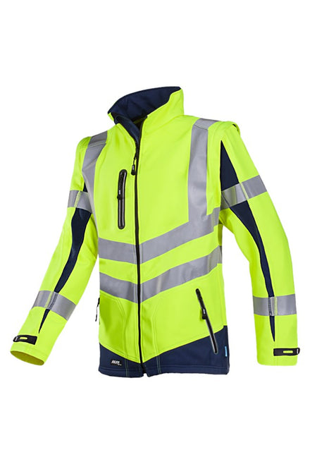 724Z Softshell Malden fl geel/mar 2XL