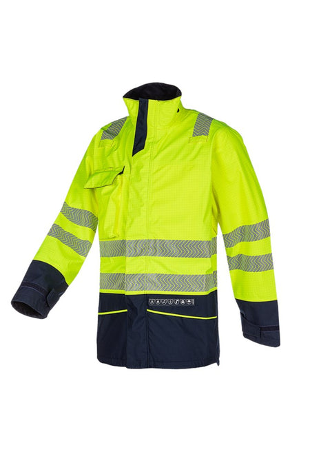 7330 Excell Parka Torvik fl geel/mar L