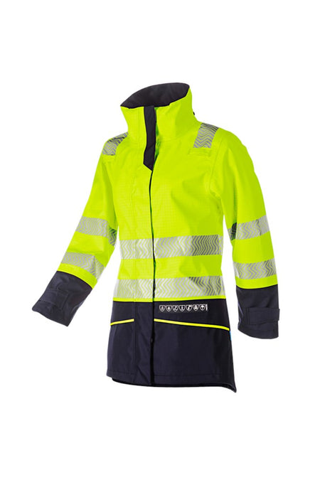 7331 Excell Parka Vaski fl geel/mar 2XL