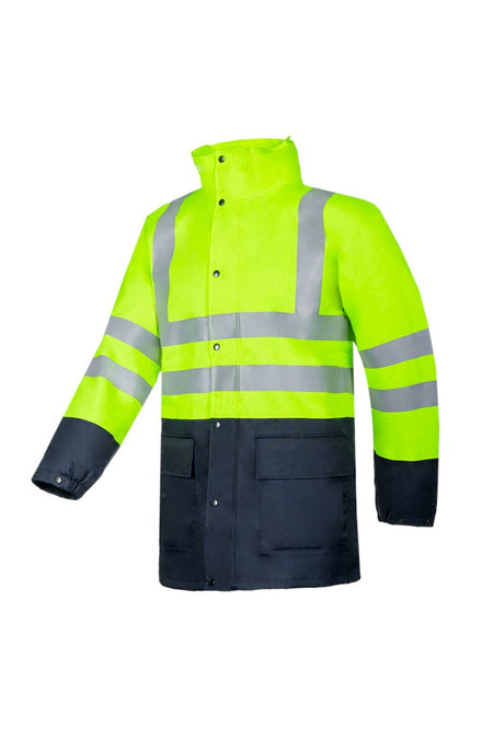 798Z Jas Belvill fluo geel/marine L