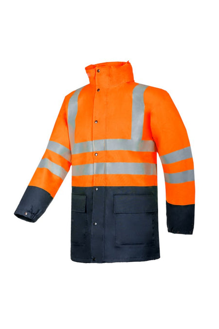 798Z Jas Belvill fluo oranje/marine L