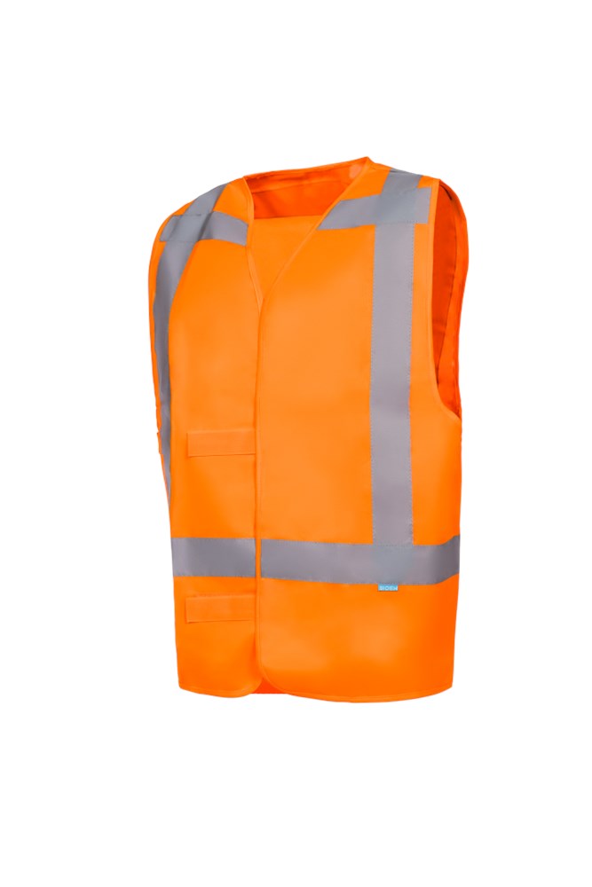 9042 Gilet Carpi fluo oranje M