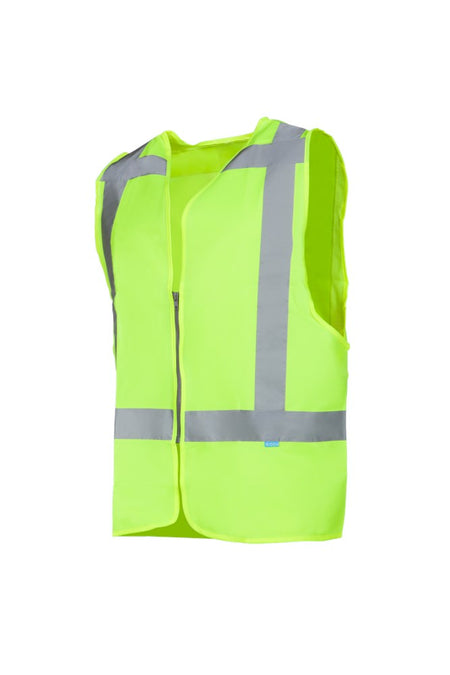 9052 Gilet Solaka fluo geel L