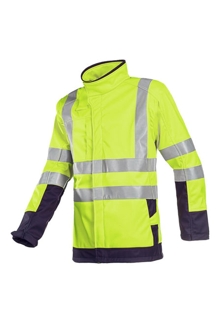 9633 Softshell Playford fl geel/mar XL
