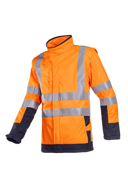 9643 Softshell Heatherton fl oranje/mar