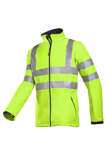 9833 Softshell Genova fluo geel 3XL