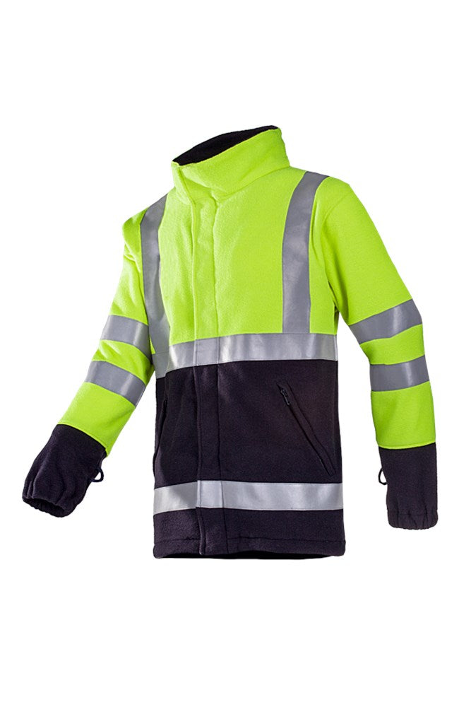 9896 Fleece Arlier Fluo Geel/Marine S