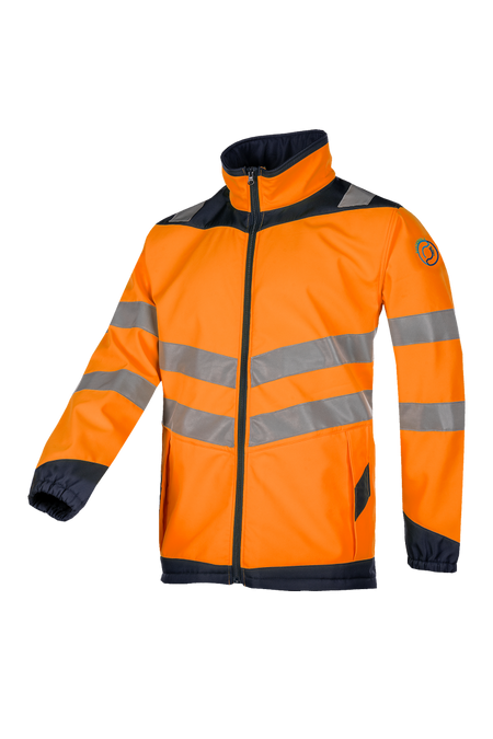 9912 Aborg Softshell Jas fl oran/mar 3XL