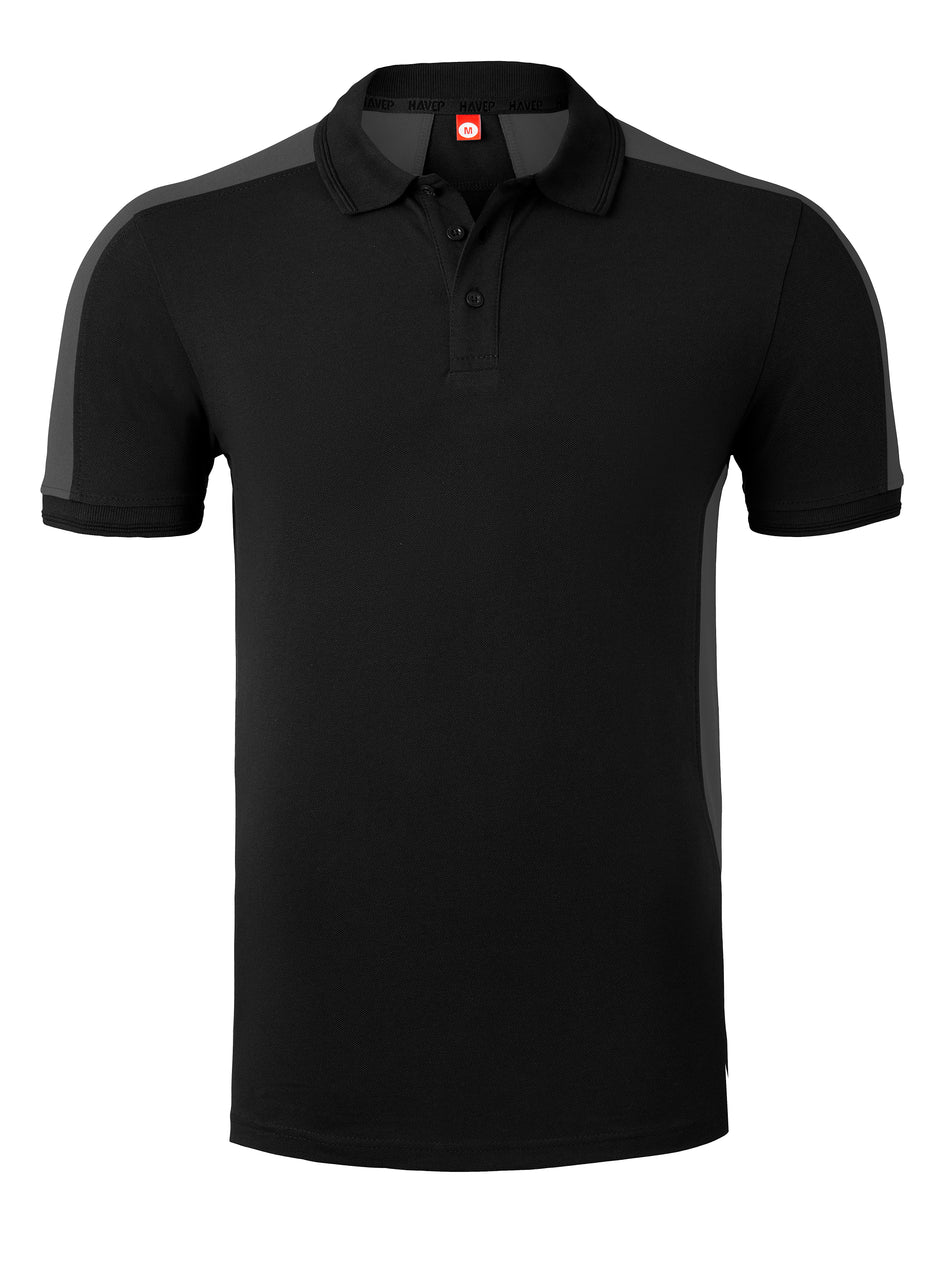 Havep 10074 Polo charcoal/indigo M