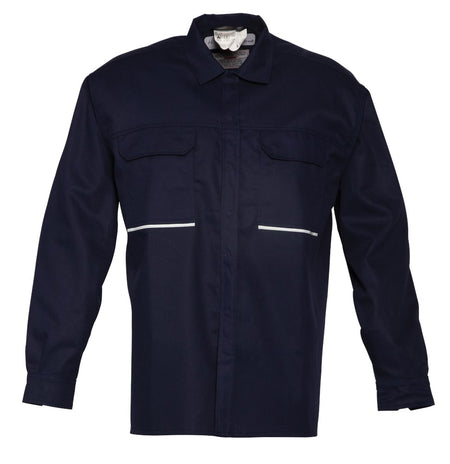 Havep 1648 Hemd lange mouw marine, M