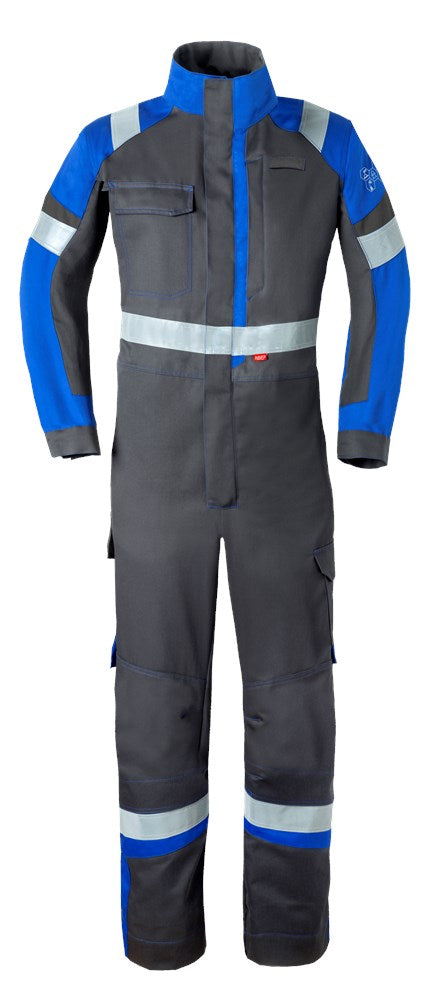Havep 20290 Overall ch.grijs/k.blauw, 62