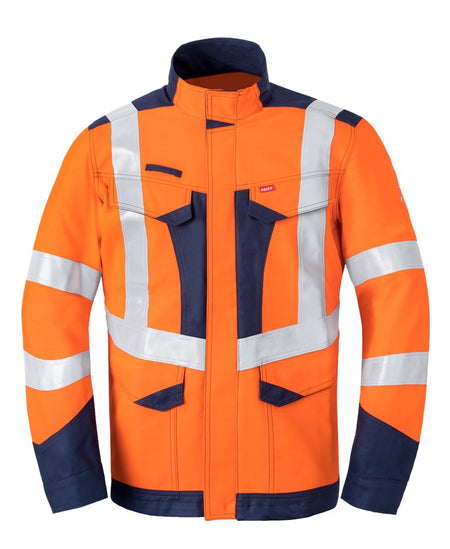 Havep 50247 Korte jas fluo or./mar., 2XL
