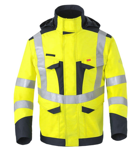 Havep 50248 Parka fluo geel/marine, 3XL