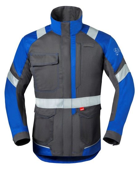 Havep 50285 Korte jas grijs/k.blauw, 64