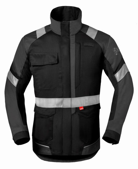 Havep 50285 Korte jas zwart/grijs, 52